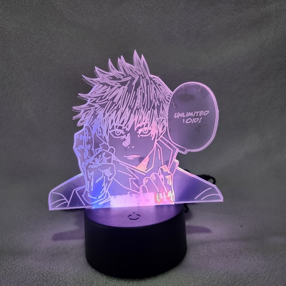 3/$25-Jujutsu Kaisen Anime 3D Night Light 16 Colors Change Touch/Remote LED Gift - Picture 9 of 14